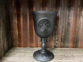 Cast Iron Chalice with Tree of Life