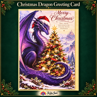 Dragon Christmas/Yule Greeting Cards