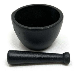 Cast Iron Mortar & Pestle Small