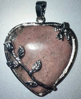 Heart & Rose Vine Pendant