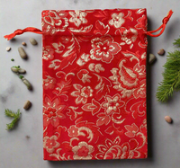 Embroidered Bags w/Drawstring