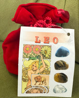 Zodiac Stone Bag