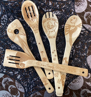 Wooden Spoons Decorative ~ Nightmare Before Christmas