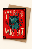 Goth Christmas/Yule Greeting Cards