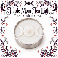 Triple Moon Tea Light Candle 2 Pk
