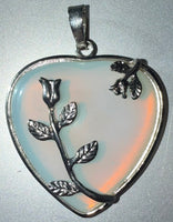 Heart & Rose Vine Pendant