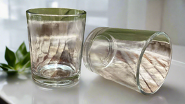 Round Glass Candle Holders