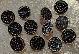 Enamel Pins ~ Zodiac Constellations