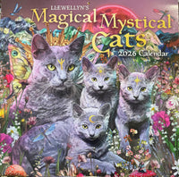 Llewellyn's 2026 Magical Mystical Cats Calendar