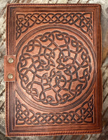 Moon Phases Leather Journal Book