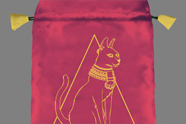 Egyptian Cat (Bastet) Satin Bag