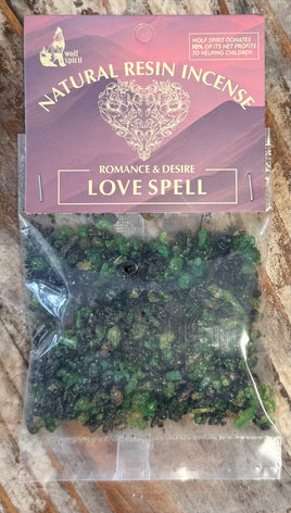 Love Spell Resin Incense