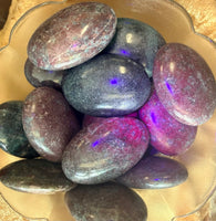 Ruby Kyanite Palm Stone