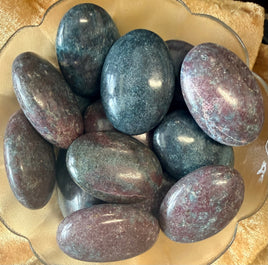 Ruby Kyanite Palm Stone