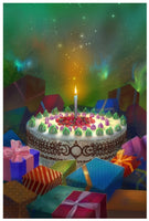 Birthday Blessings Greeting Card Spellcard
