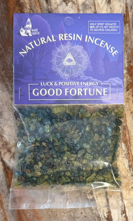 Good Fortune Resin Incense