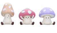 Three Wise Toadstool Shrooms ~See, Speak, & Hear No Evil Set