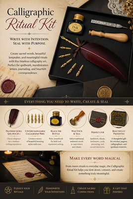 Calligraphic Ritual & Sealing Wax Set