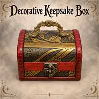 Decorative Wooden Treasure Trinket/Keepsake Boxes