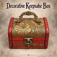 Decorative Wooden Treasure Trinket/Keepsake Boxes