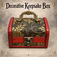 Decorative Wooden Treasure Trinket/Keepsake Boxes