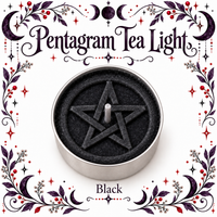 Pentagram Tea Light Candle 2 Pk