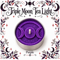 Triple Moon Tea Light Candle 2 Pk