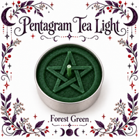 Pentagram Tea Light Candle 2 Pk