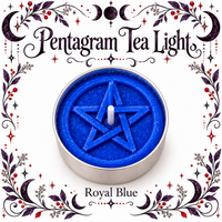 Pentagram Tea Light Candle 2 Pk