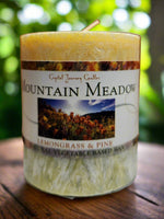 Crystal Journey Candles Natural Wax Palm Pillars