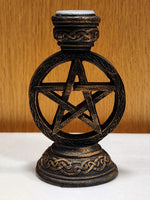 Pentagram Taper Candle Holder
