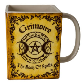 Book of Grimoire Spells Book-Shaped Mug