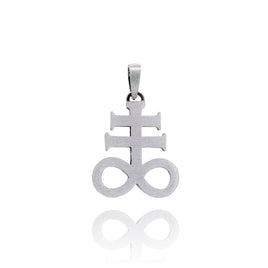 Fine Lead-Free Pewter Pendant Necklace - Leviathan Cross