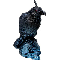 Intention/Ritual Candle - Raven on Skull Black