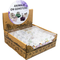 Stone/Crystal Chunk w/ Asst'd Animals