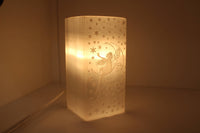 Selenite Lamp 15cm Fairy Rectangle