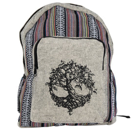 Tree Of Life Cotton Backpack
