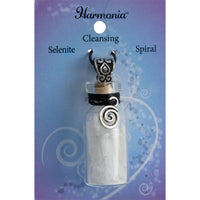 Cleansing ~ Selenite Chips w/ Spiral Spell Jar