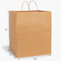 Brown Kraft Paper Retail Shopping Bags