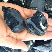Rough Spider Obsidian
