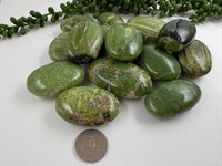 Tremolite Palm Stones~(Pillow Shape)