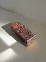 Small Carved Floral Wooden Box with Statement Carving