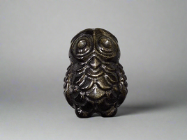 Gold Sheen Obsidian Owl