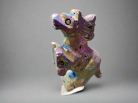 Titanium Sphalerite Druzy Quartz Animals