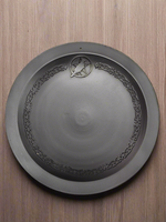Cast Iron Plate with Raven and Pentacle