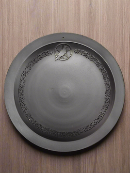 Cast Iron Plate with Raven and Pentacle