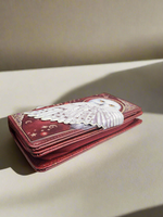 White Owl Wing Embossed Wallet (Purse)