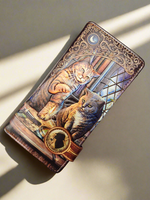 Purrlock Holmes Embossed Purse