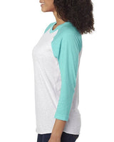 Next Level 6051 - Unisex Triblend 3/4-Sleeve Raglan