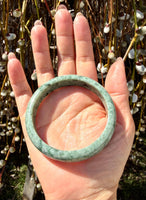 Natural Burmese Jade Bangle Bracelet